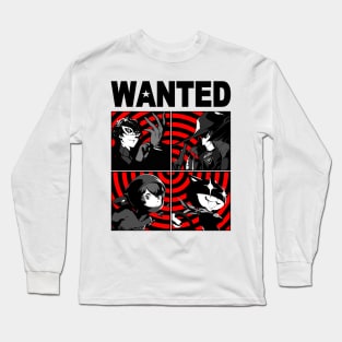 Wanted Poster (Black) Long Sleeve T-Shirt